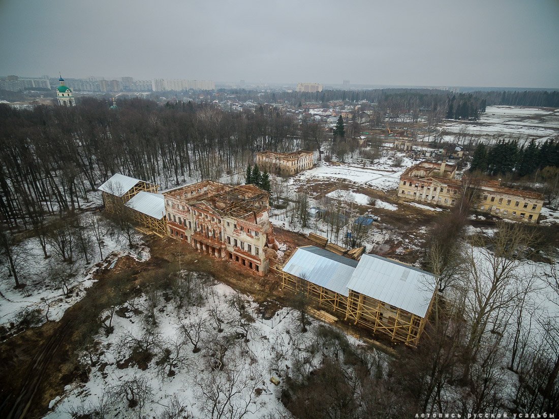 усадьба Гребнево с квадрокоптера