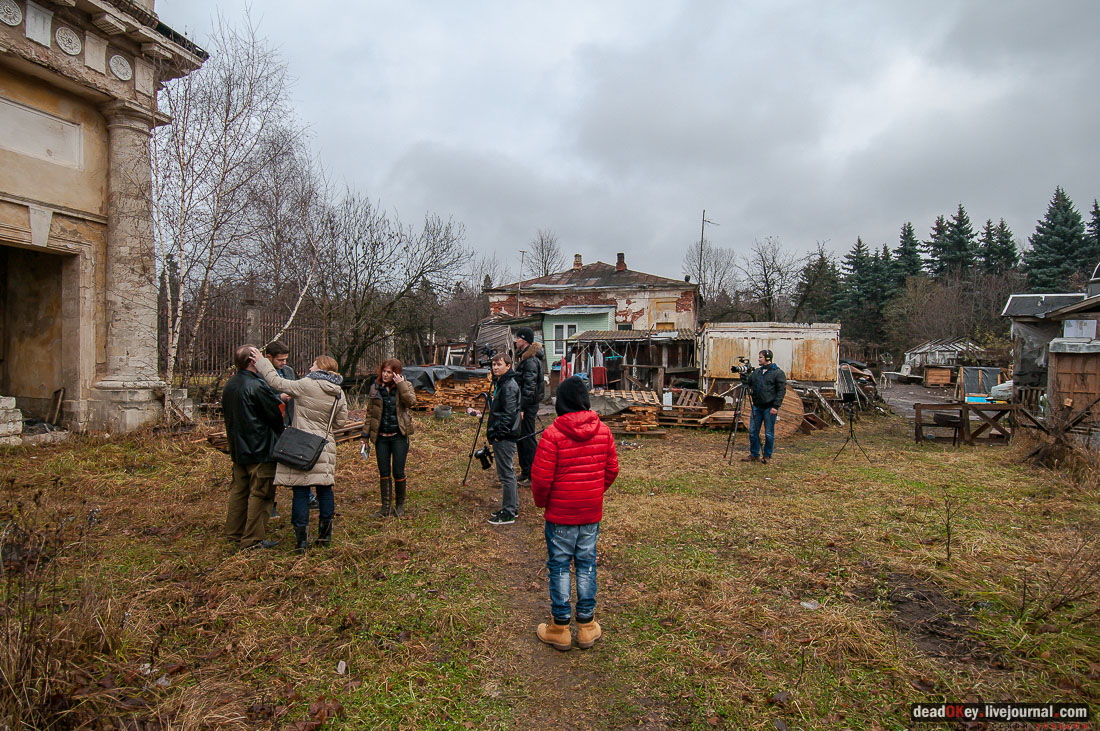 усадьба Гребнево, съемки телепередачи про усадьбу Гребнево на телеканале Усадьба