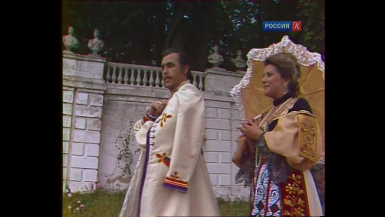 фильм Веселая вдова (1984), усадьба Архангельское, Московская область, Красногорский район.