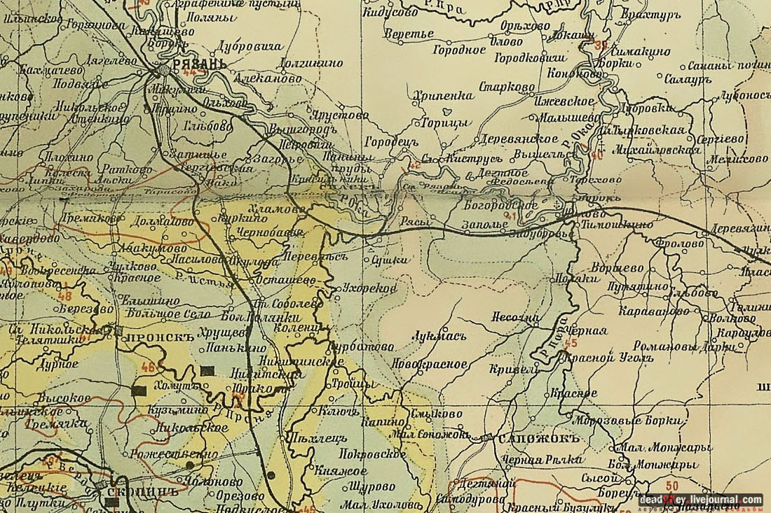 усадьба Кирицы, Рязанская область, архитектор Ф.О. Шехтель