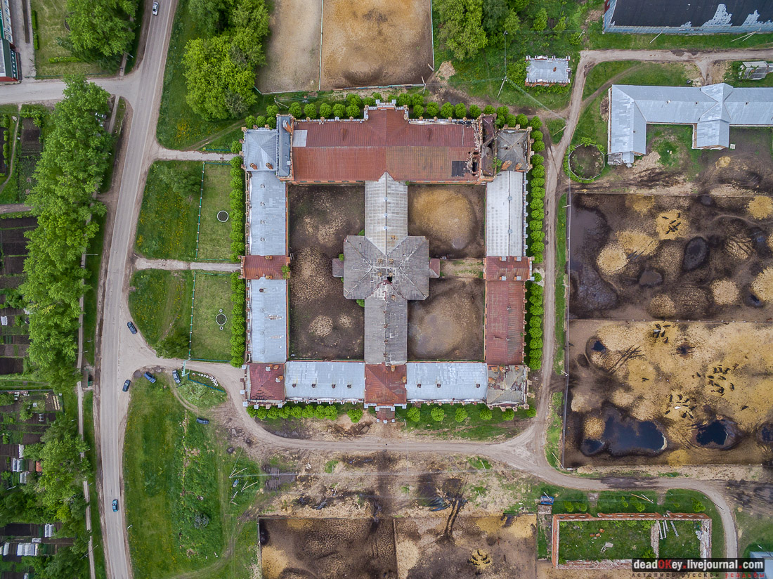 усадьба Старожилово с квадрокоптера