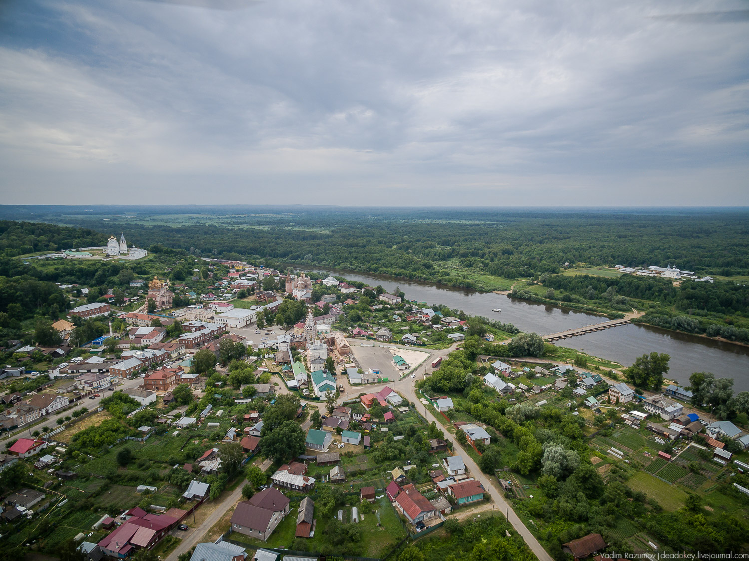 Гороховец с дрона