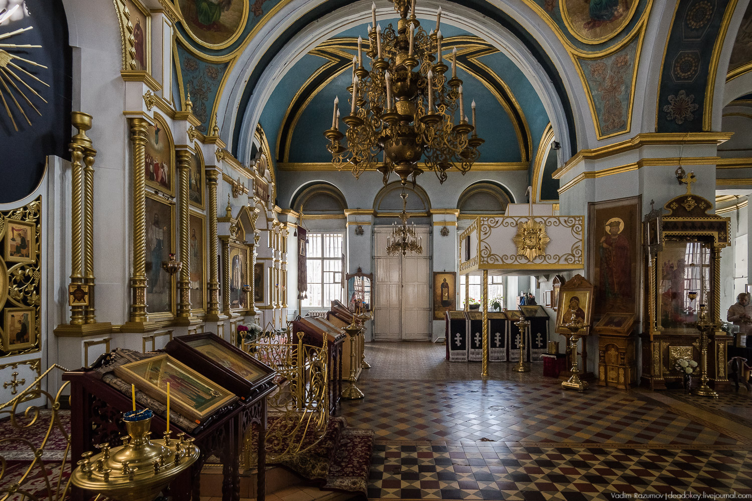 Казанский храм в Богородицке, интерьеры