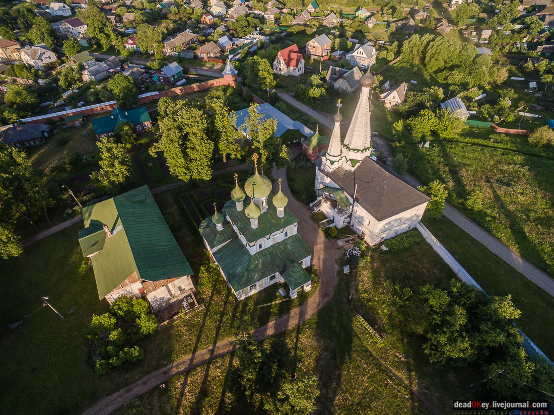 монастыри Углича с квадрокоптера
