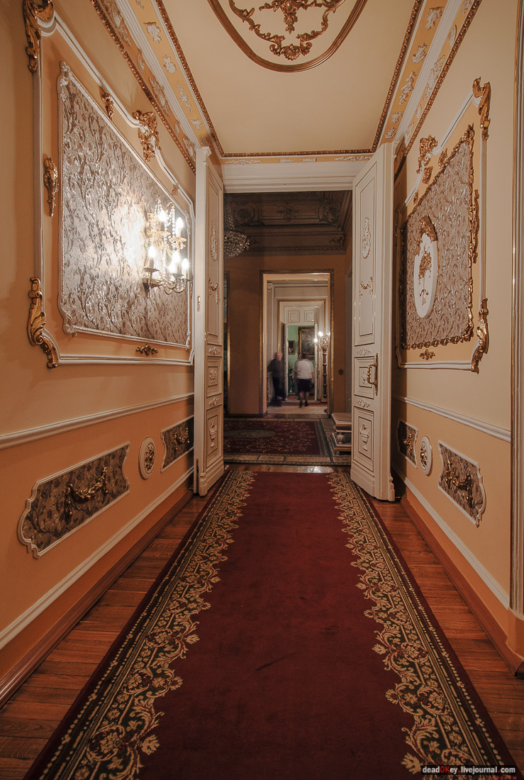 усадьба Коншиных, ул. Пречистенка д.16/2. Дом ученых. Интерьеры усадьбы.