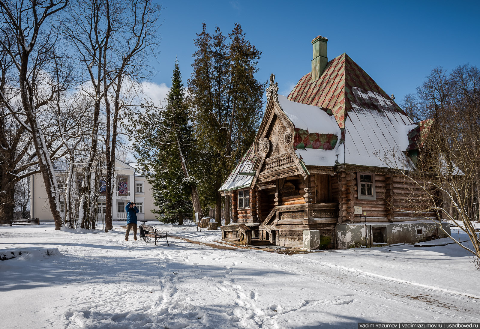усадьба Абрамцево, 2020 год, зима, последний снег