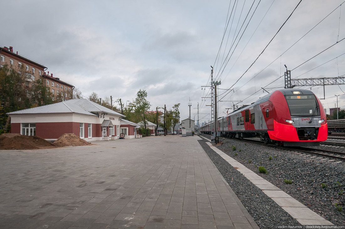 МКЖД. Станция Серебряный бор.
