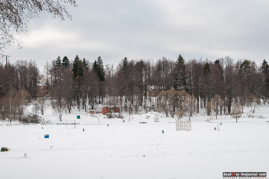 усадьба Ольгово, съемки телеканала Россия-1 для передачи Вести