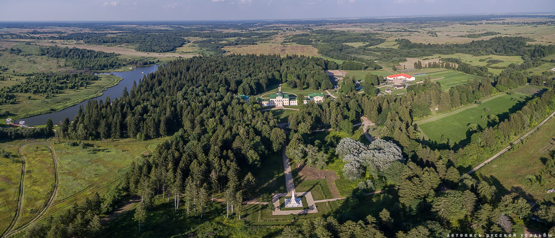 усадьба Степановское-Волосово, фотографии с дрона, шетлендский пони Трамп