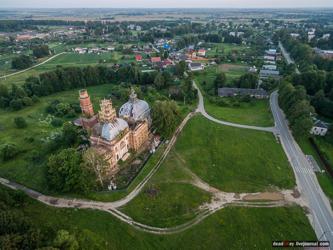 усадьба Ярополец Чернышевых с квадрокоптера