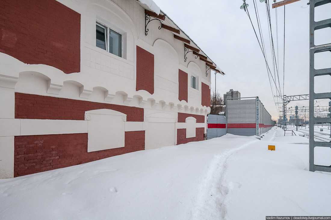 МКЖД. Станция Серебряный бор.