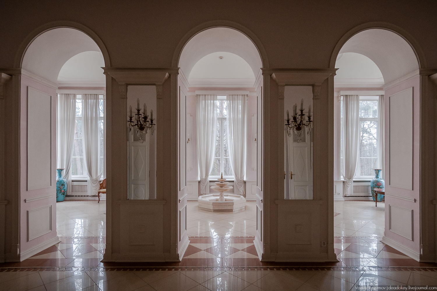 усадьба Введенское, интерьеры главного дома, Фото Вадим Разумов, Летопись Русской усадьбы