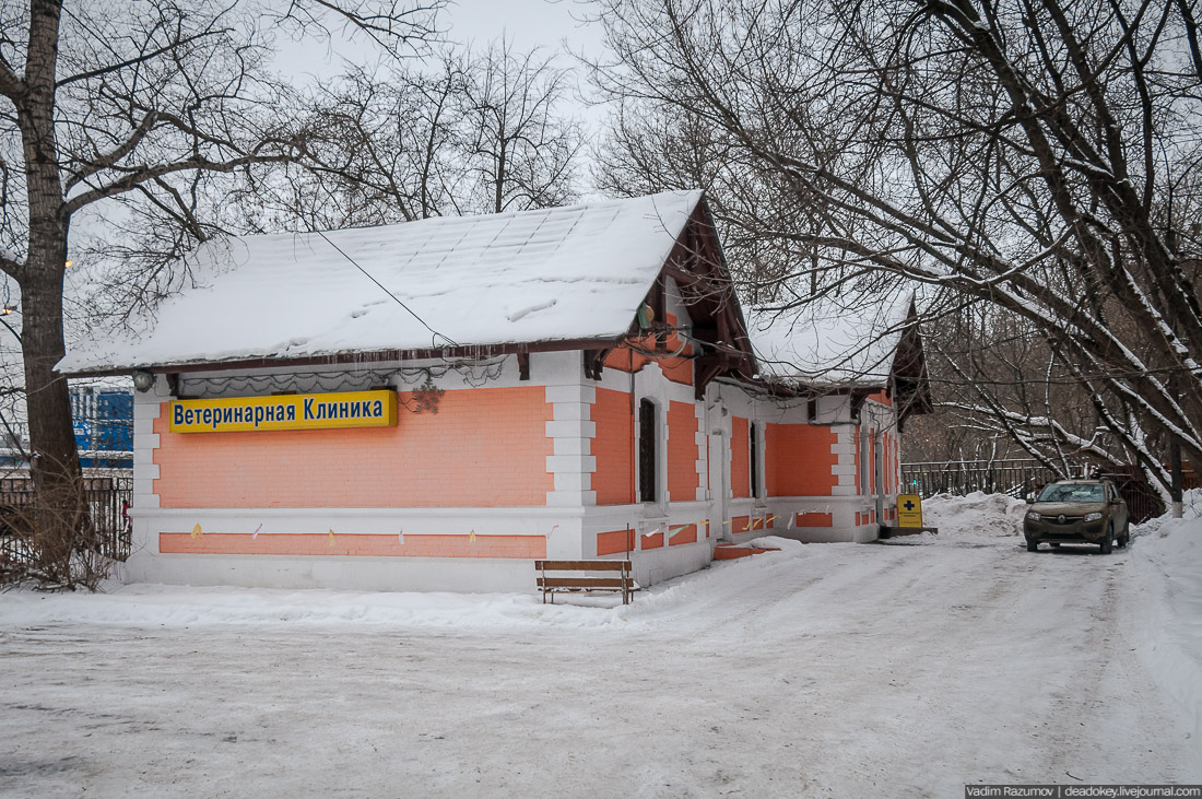 МКЖД. Станция Серебряный бор.
