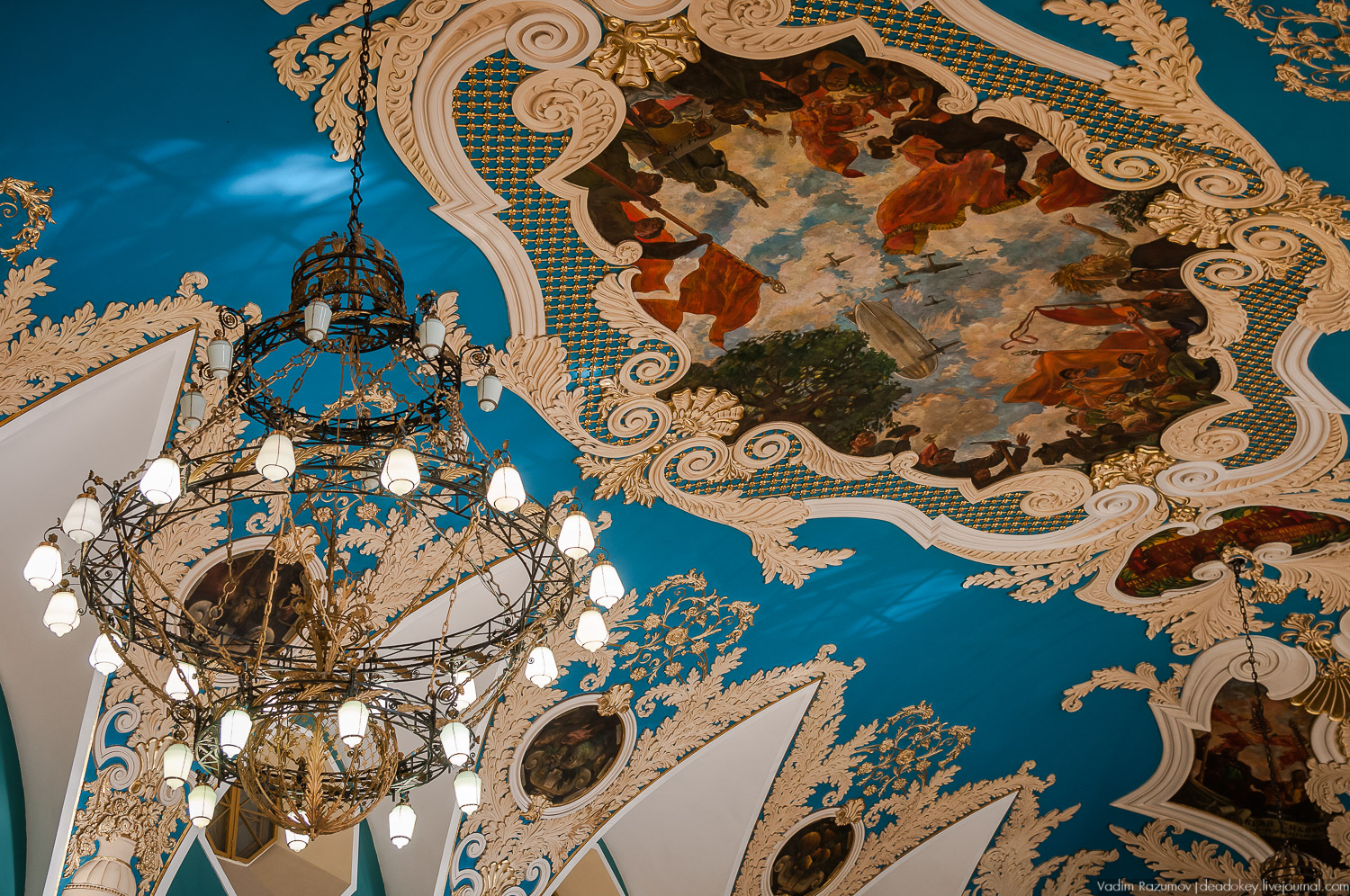 Казанский вокзал, интерьеры, ресторан, архитектор Щусев, зал ожидания