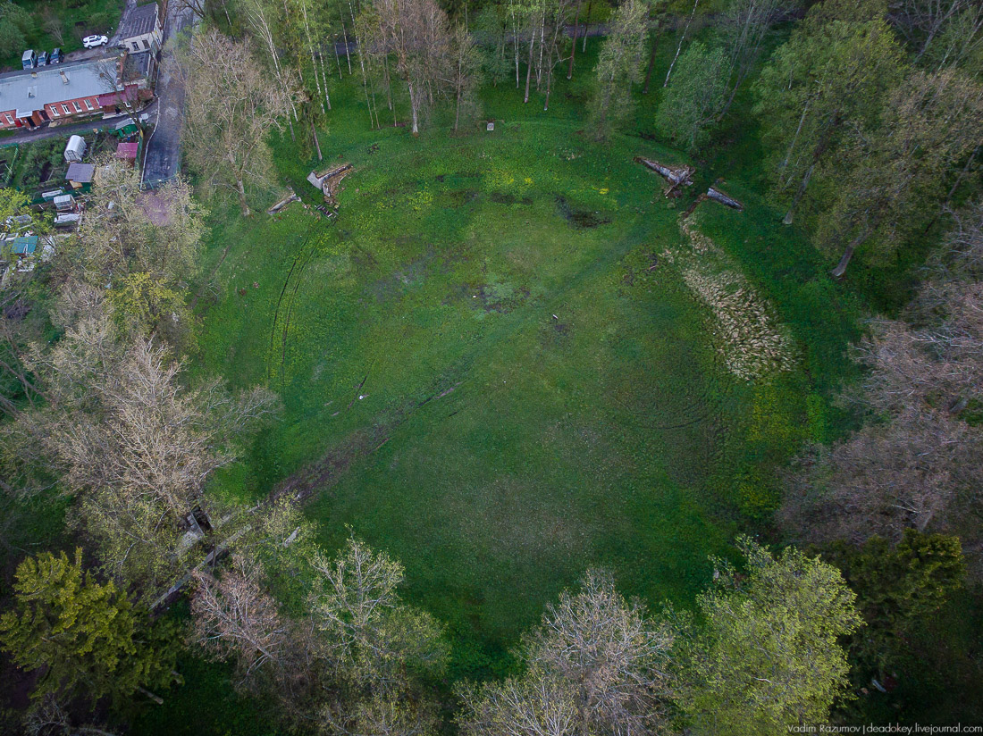 Гатчинский дворец, Гатчина, с дрона и квадрокоптера