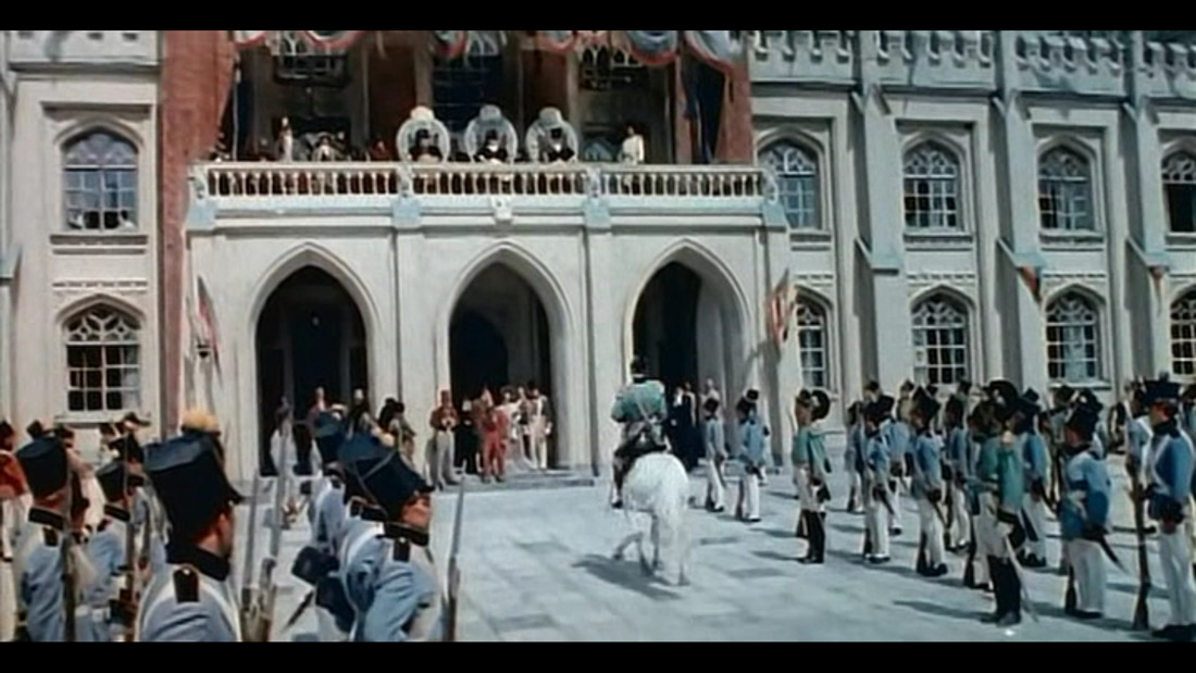 фильм Три толстяка (1966), Петергофские конюшни, Санкт-Петербург.