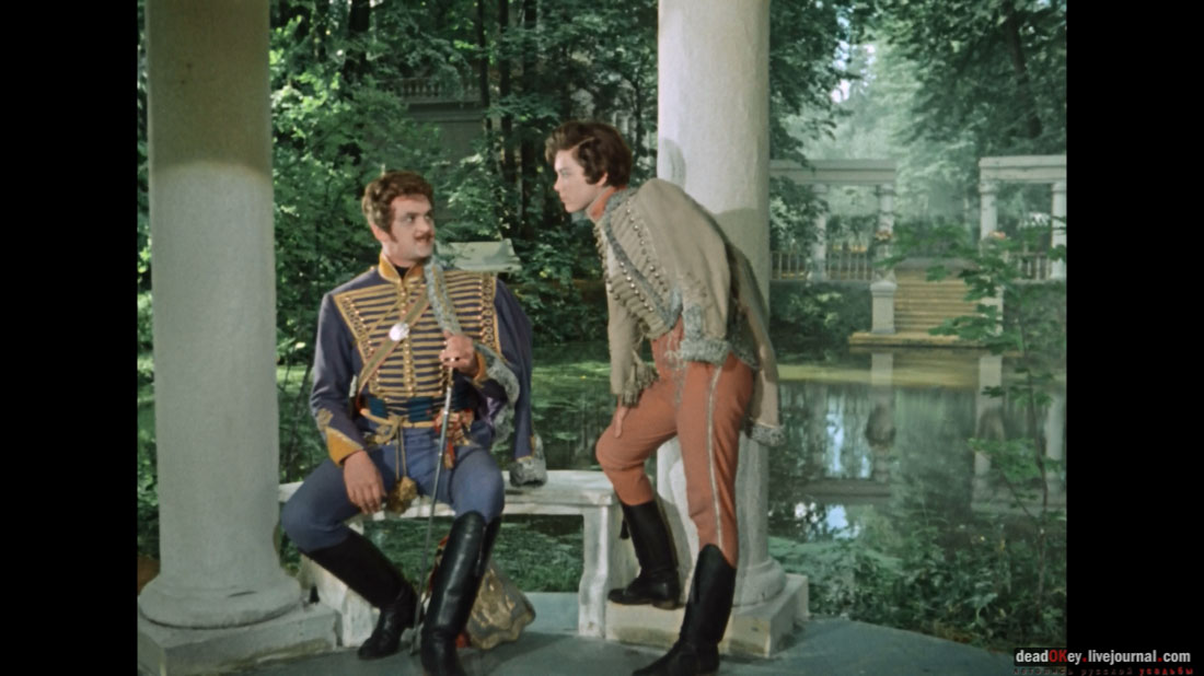 усадьба УДИНО, ОЛЬГОВО и НИКОЛЬСКОЕ-ОБОЛЬЯНИНОВО в фильме Гусарская баллада, 1962 год