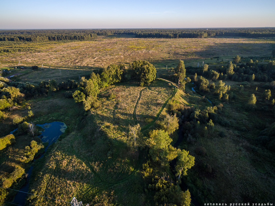 Могутовское городище, Шерна-городок, Могутово, фото с квадрокоптера