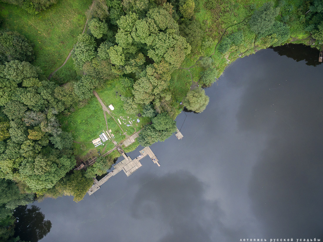 усадьба Суханово с квадрокоптера, помочь усадьбе