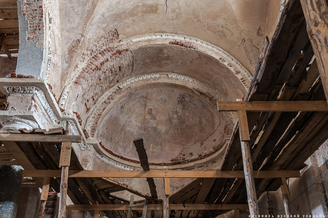 Интерьеры Борисоглебского собора в Торжке, Тверская область, арх. Н.А. Львов, Екатерина II, Борисоглебский монастырь