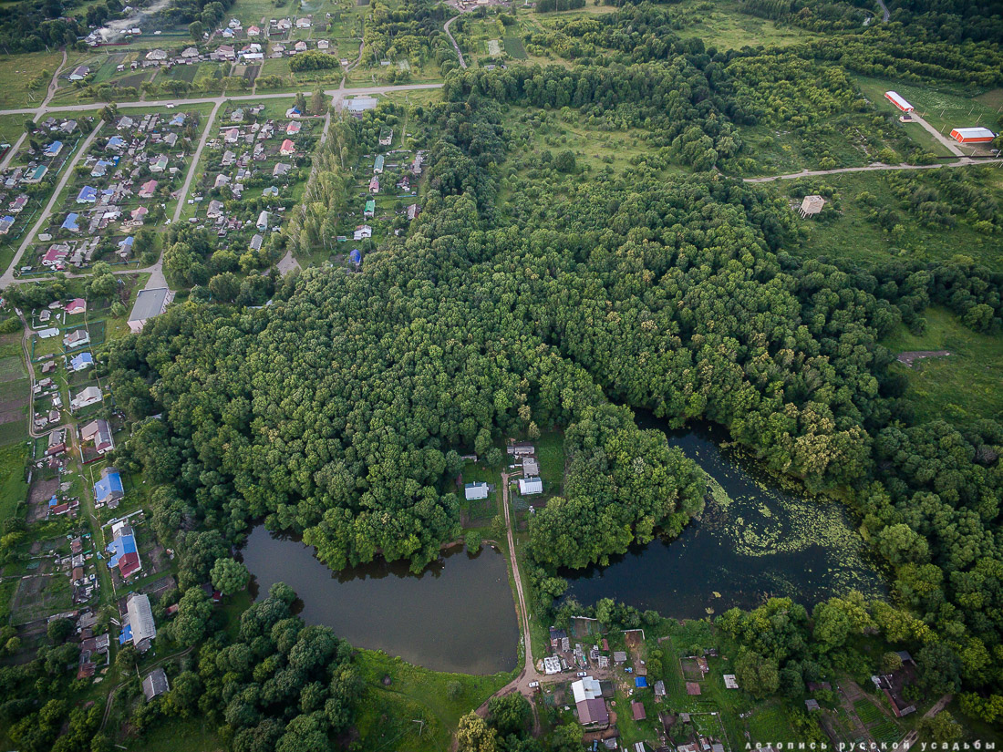 усадьба Баловнево с квадрокоптера и с дрона