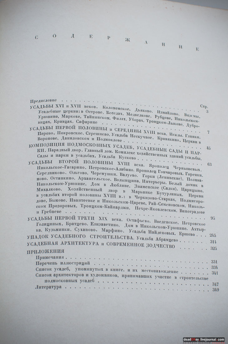 книга Архитектура подмосковных усадебН. Я. Тихомиров, 1955 год