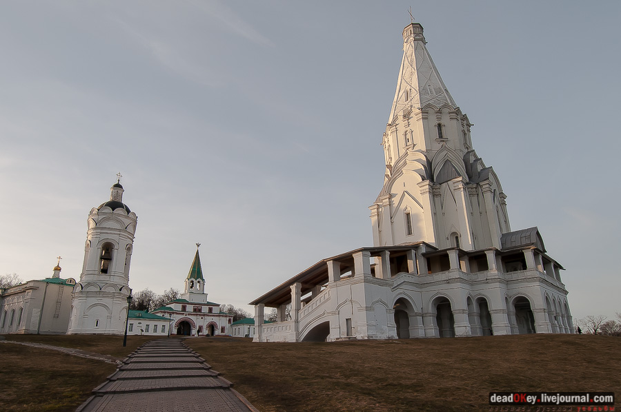 XVI век. 1532. Москва. Коломенское. Церковь Вознесения.
