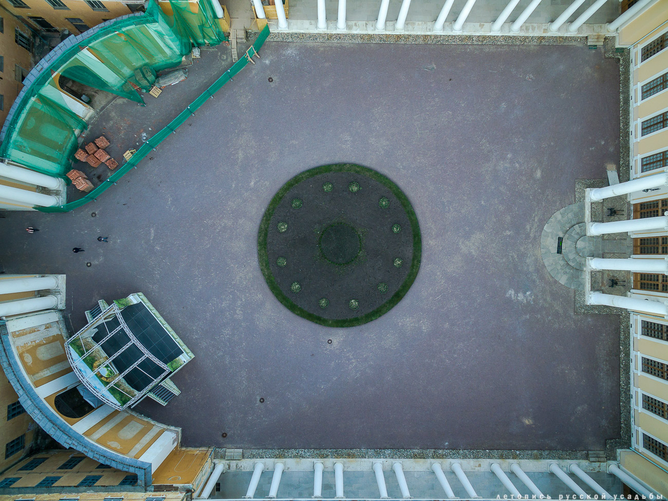 усадьба Архангельское с квадрокоптера (аэросъемка с дрона)