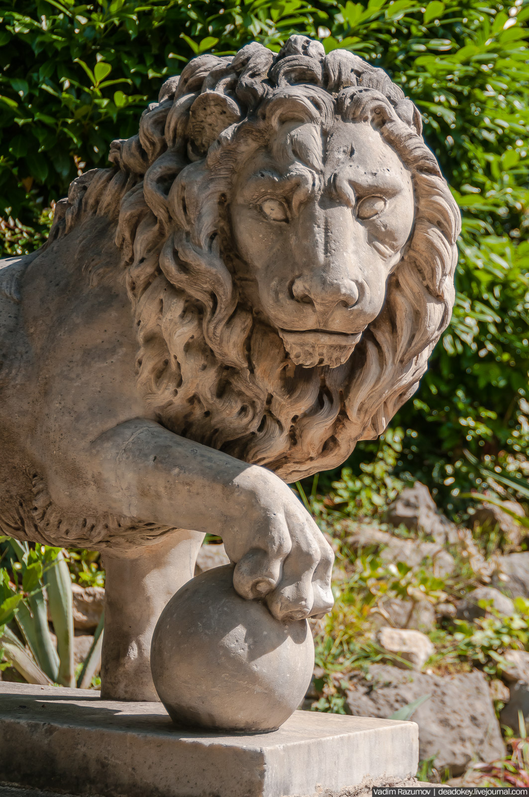 Юсуповский дворец, Крым, львы