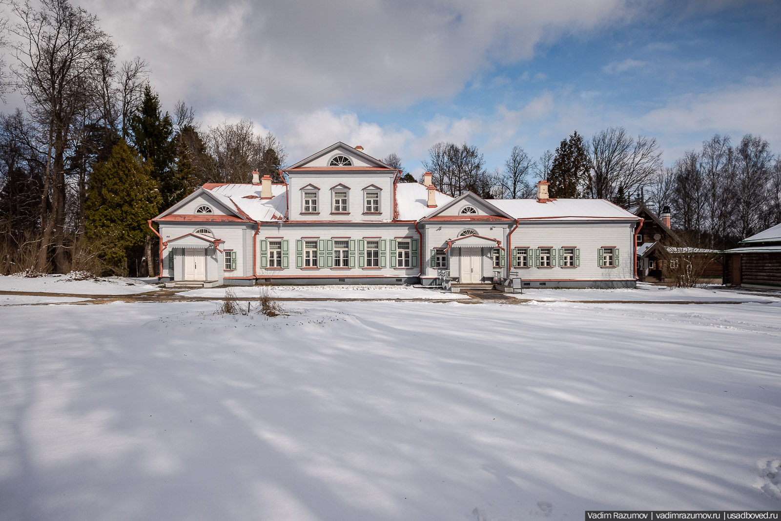 усадьба Абрамцево, 2020 год, зима, последний снег