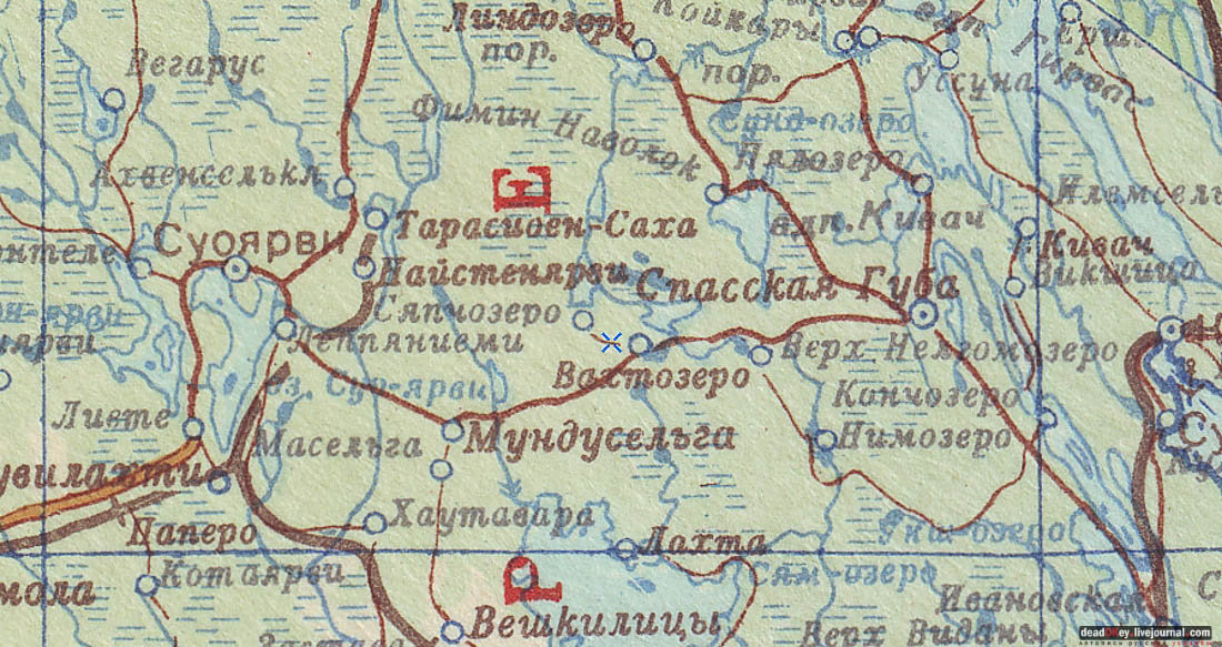 заброшенная деревня Сяпчозеро, Карелия, Кондопожский район