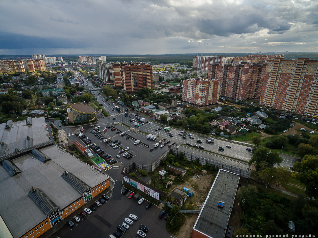 Поселок Октябрьский, фабрика Шорыгина с квадрокоптера