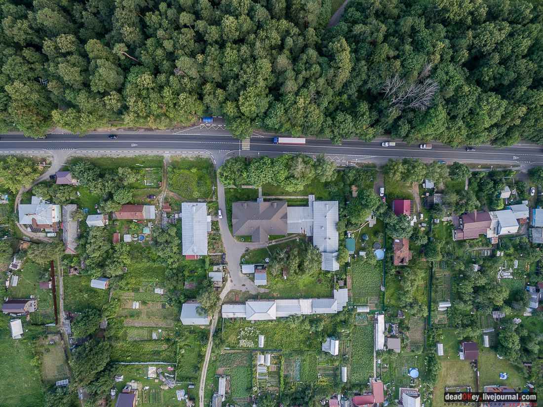 усадьба Семеновское-Отрада с квадрокоптера