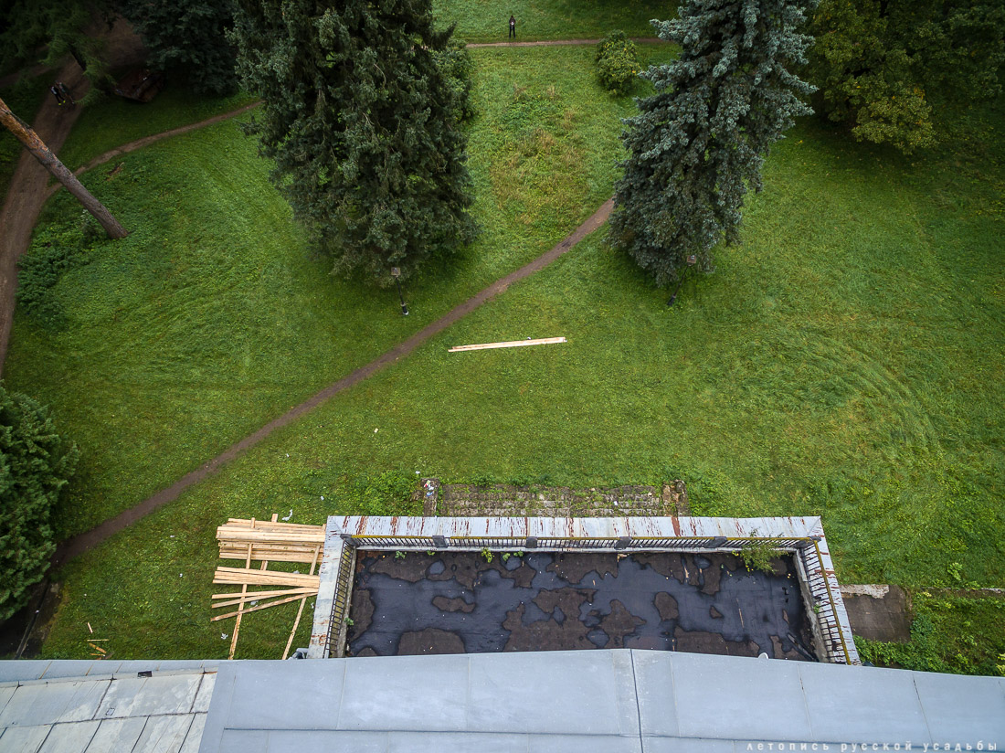 усадьба Суханово с квадрокоптера, помочь усадьбе