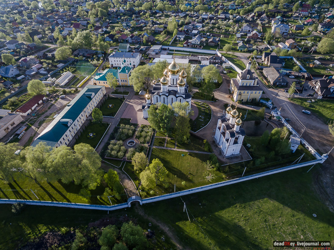 Переславль-Залесский, монастыри, виды с квадрокоптера