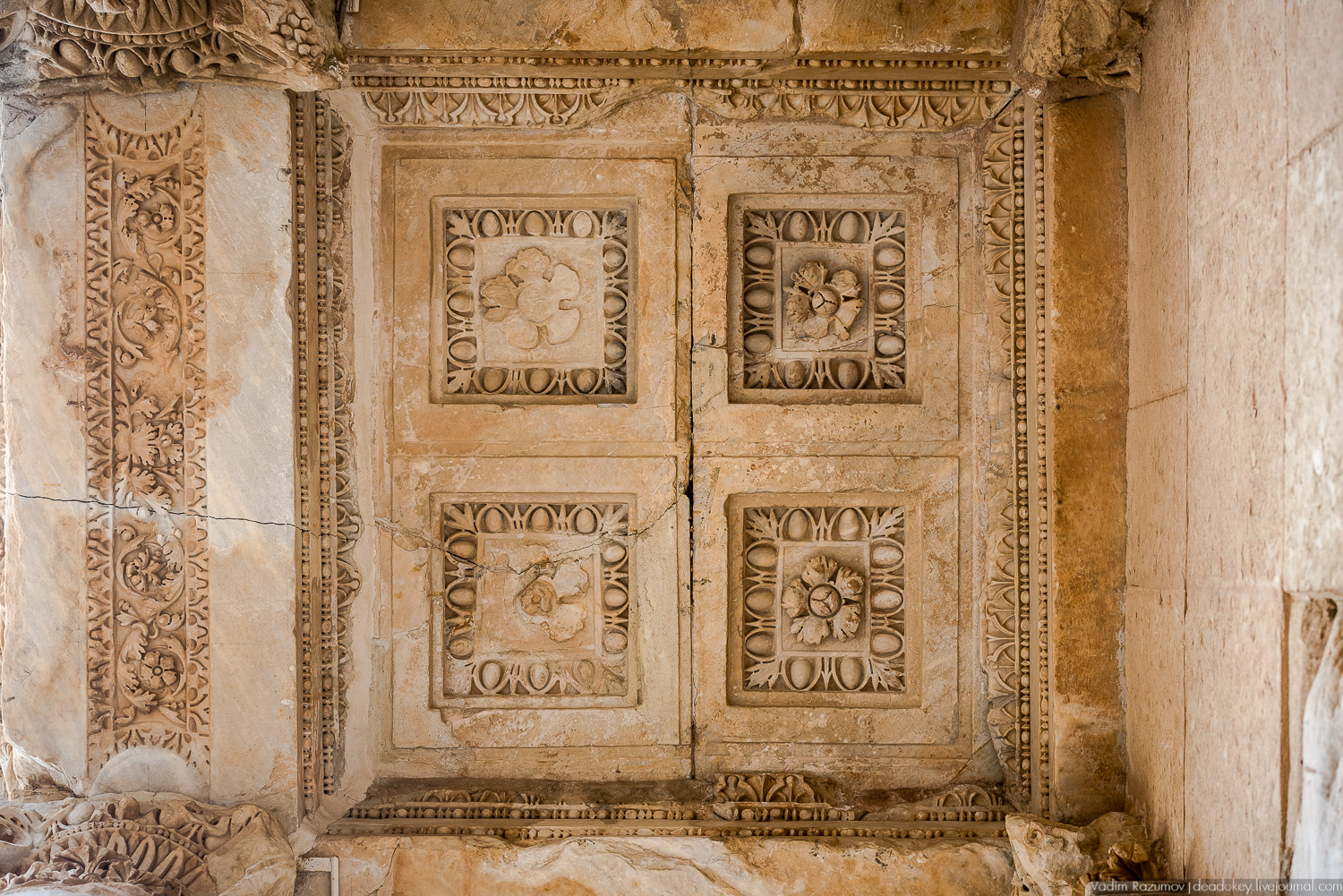 Эфес, библиотека, античные руины, Турция