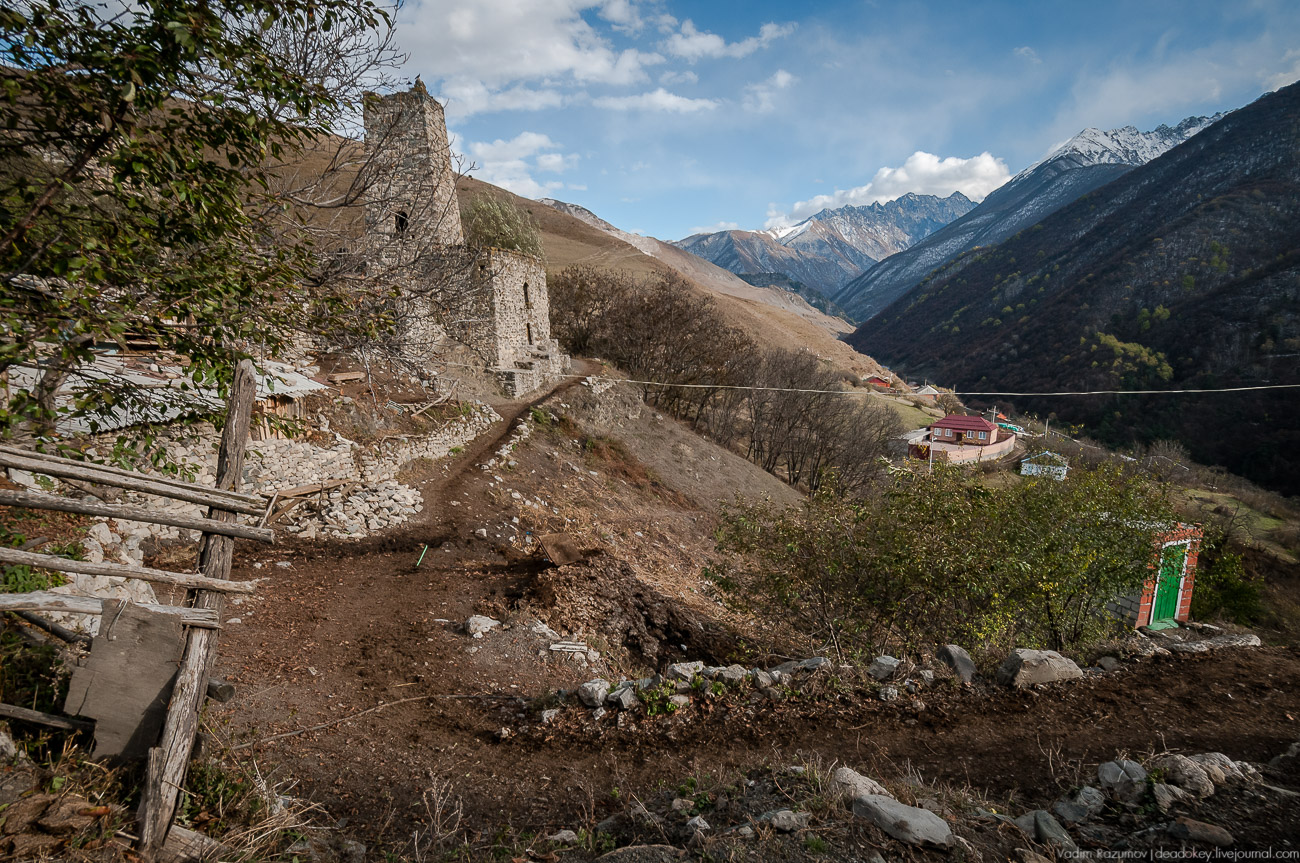 Башенный комплекс Ляжги, Ингушетия, Джейрахский район, сельское поселение Ляжги.