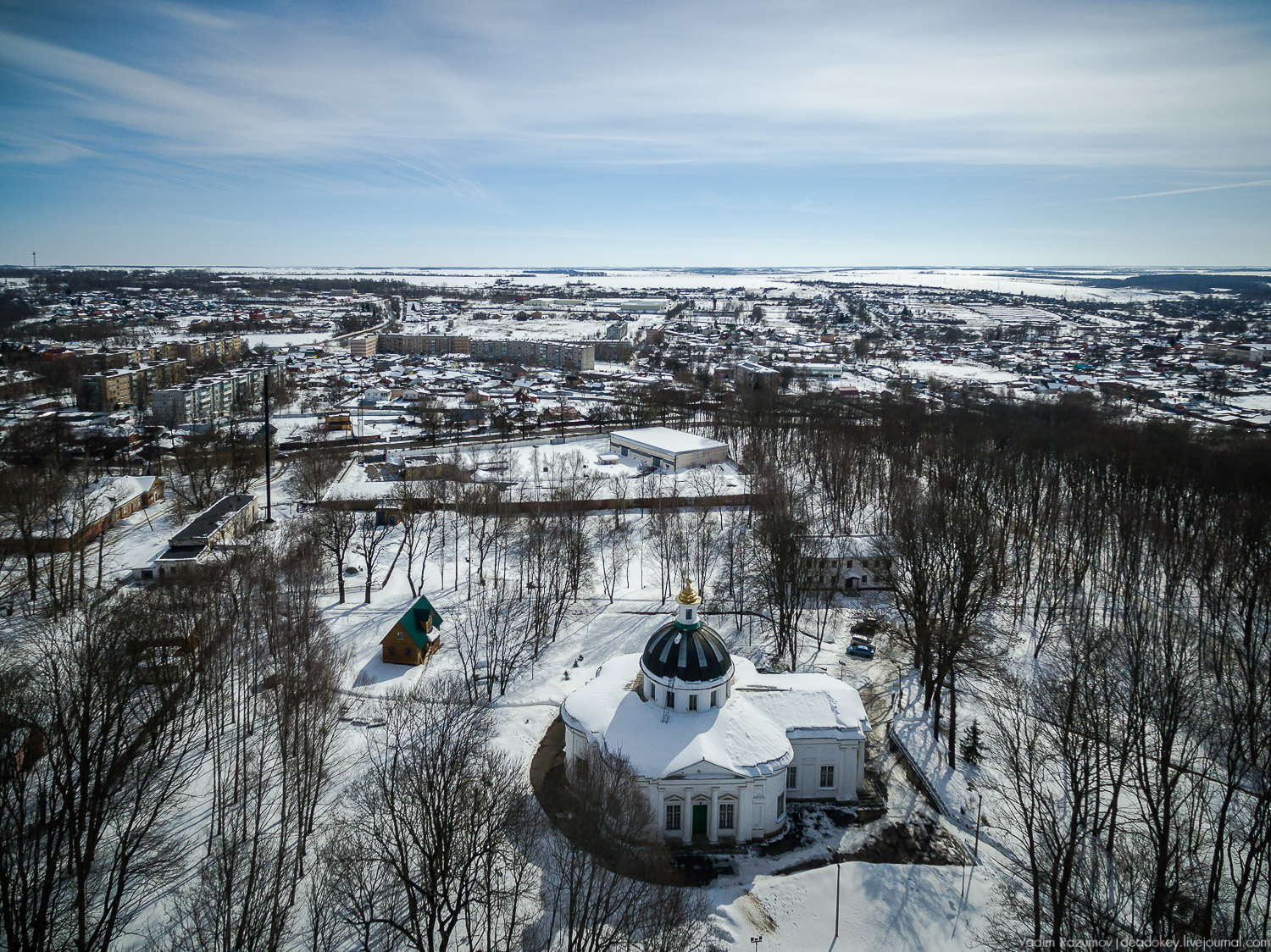 усадьба Богородицк, с дрона и квадрокоптера