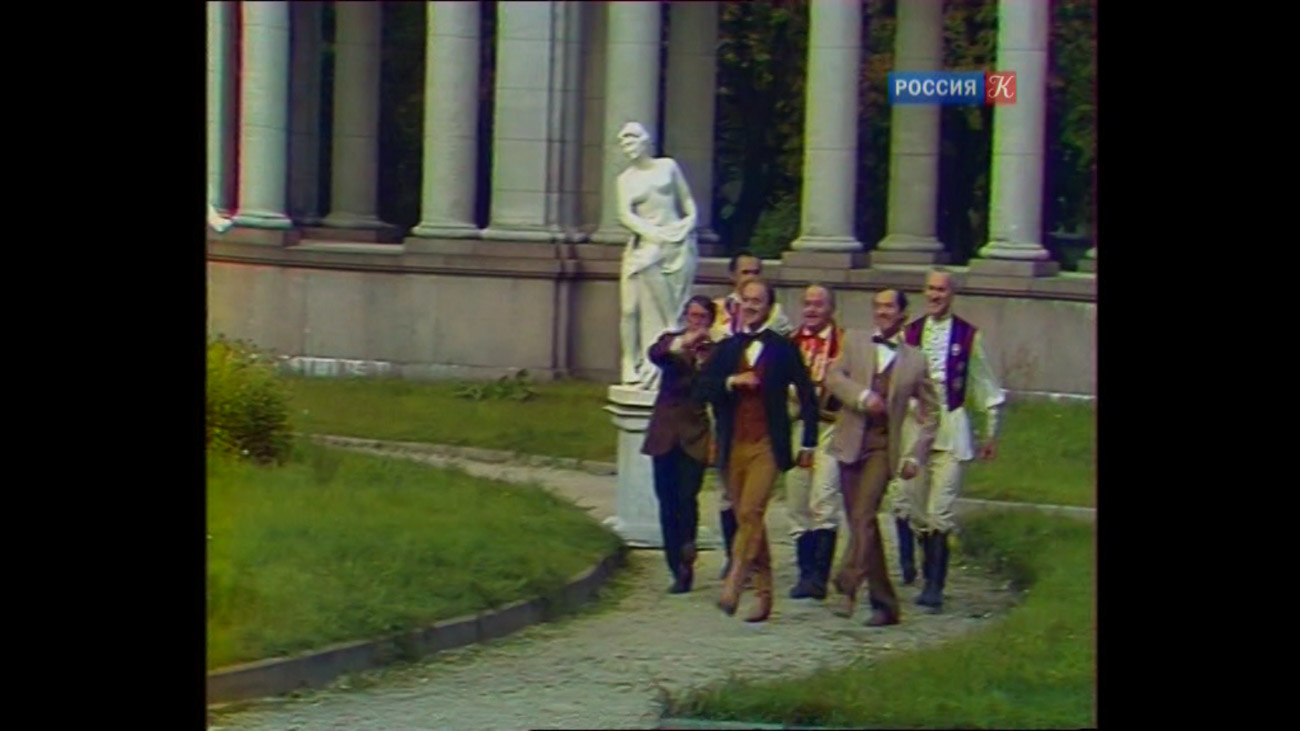 фильм Веселая вдова (1984), усадьба Архангельское, Московская область, Красногорский район.