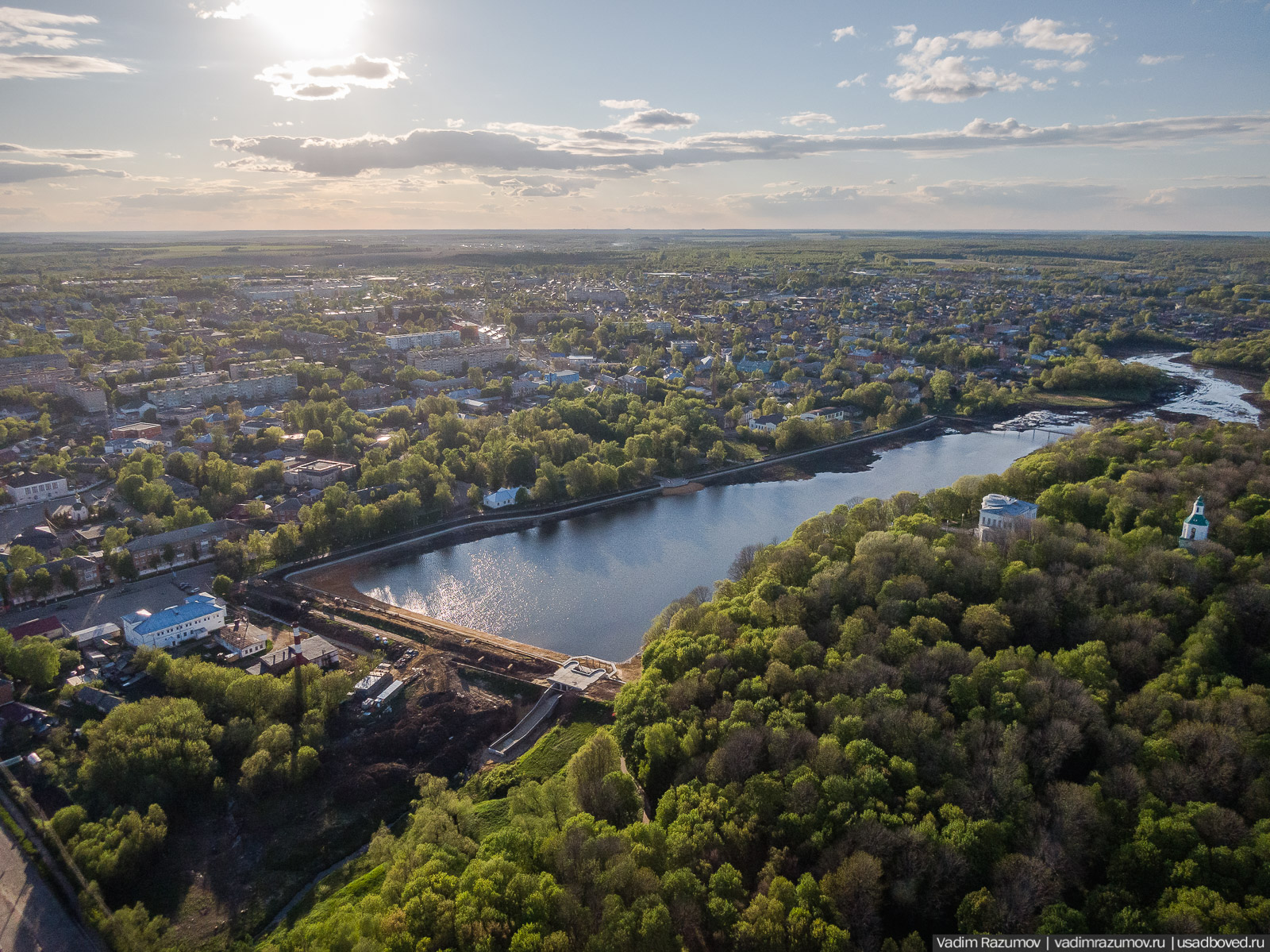 Богородицк, открытие плотины, приезд губернатора, Тульская область, дворец, пруды