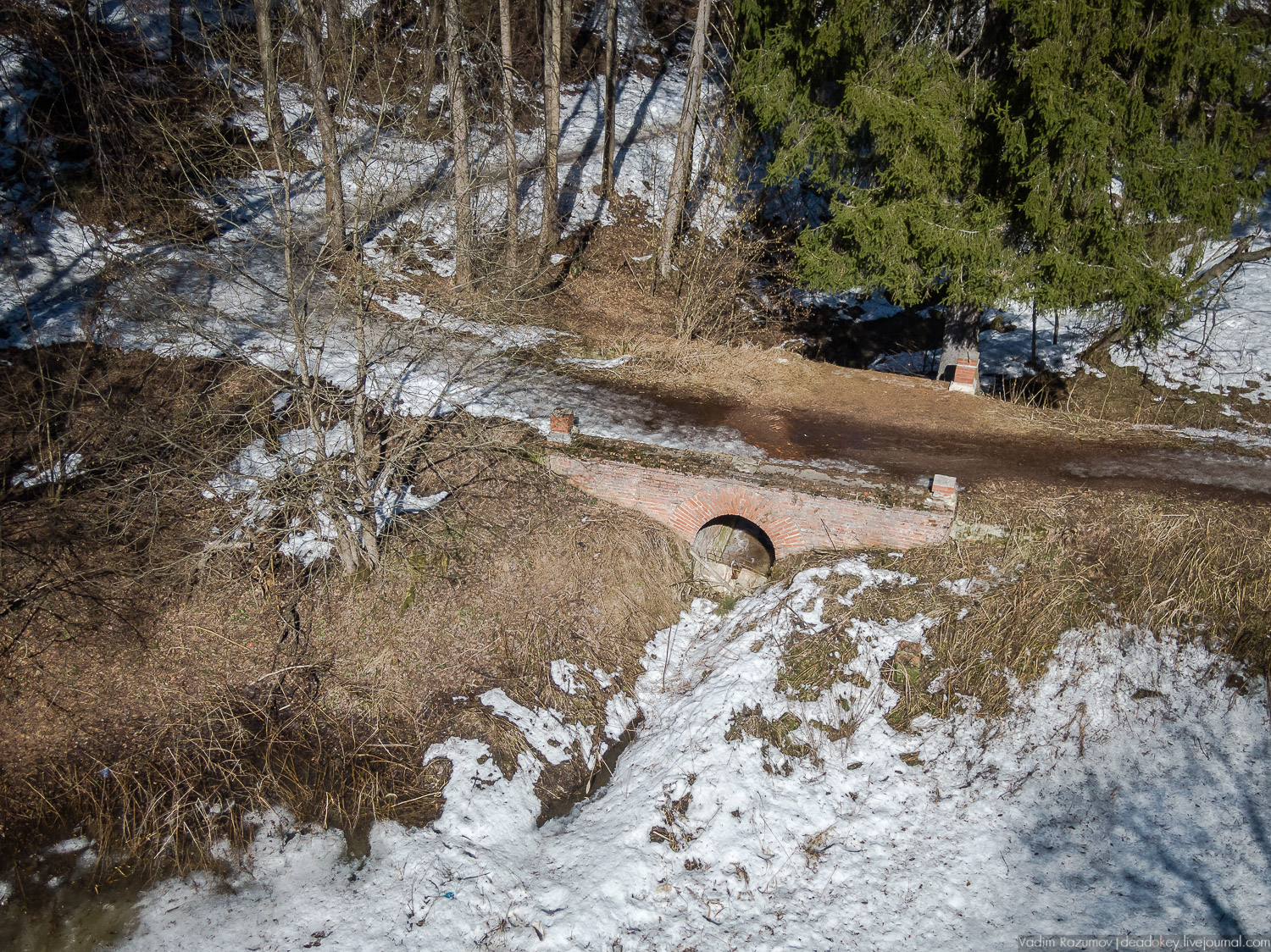 усадьба Середниково с дрона, съемка с квадрокоптера