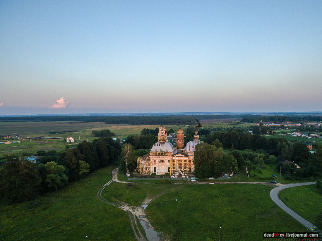 усадьба Ярополец Чернышевых с квадрокоптера