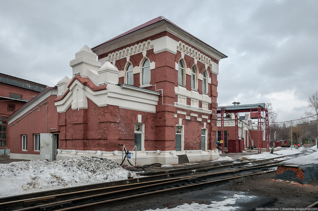 МКЖД. Возвращение истории. Паровозное депо Лихоборы.