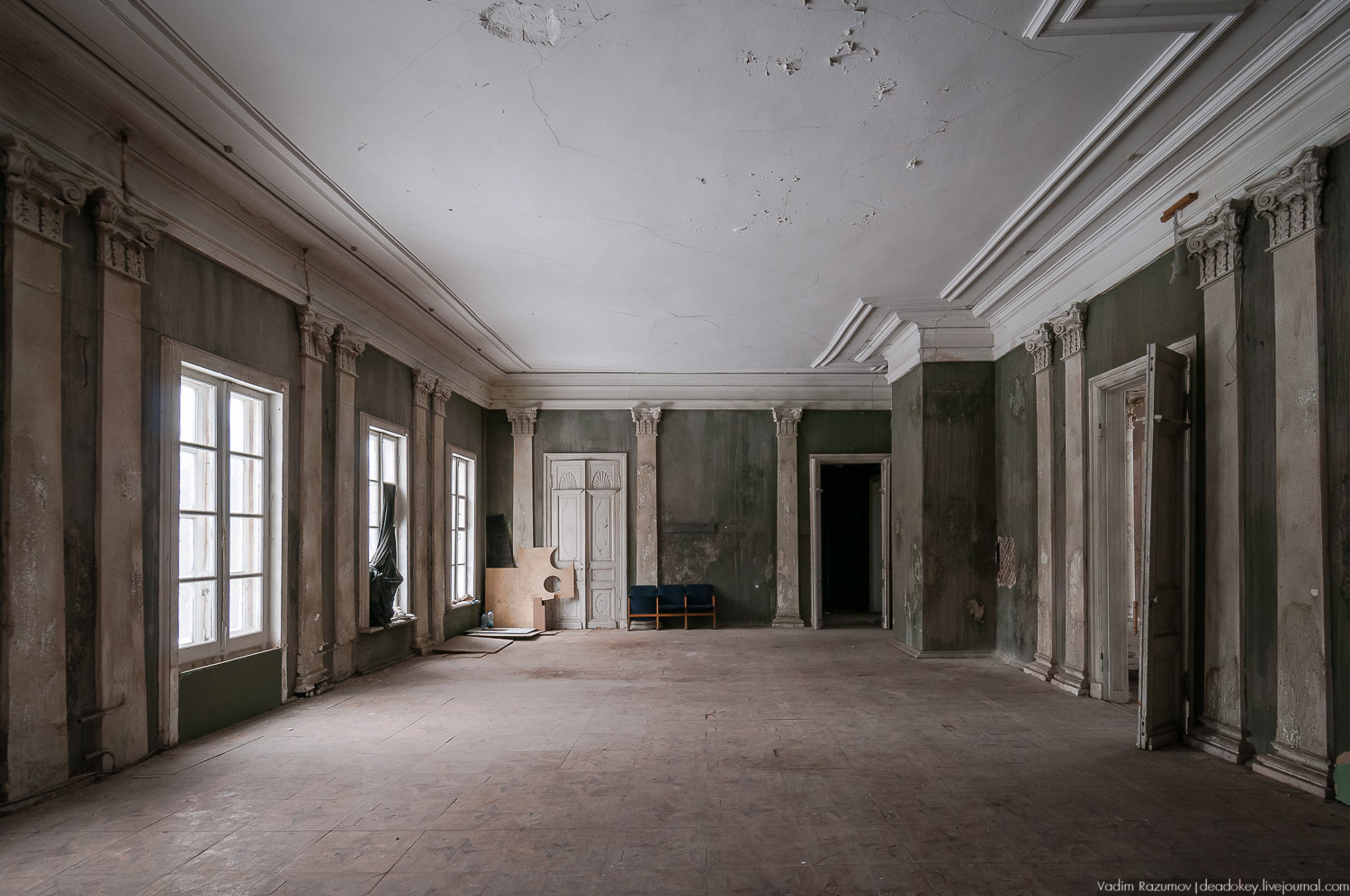 Усадьба Знаменское-Садки, интерьеры главного дома, Москва