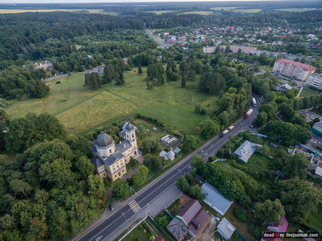усадьба Семеновское-Отрада с квадрокоптера