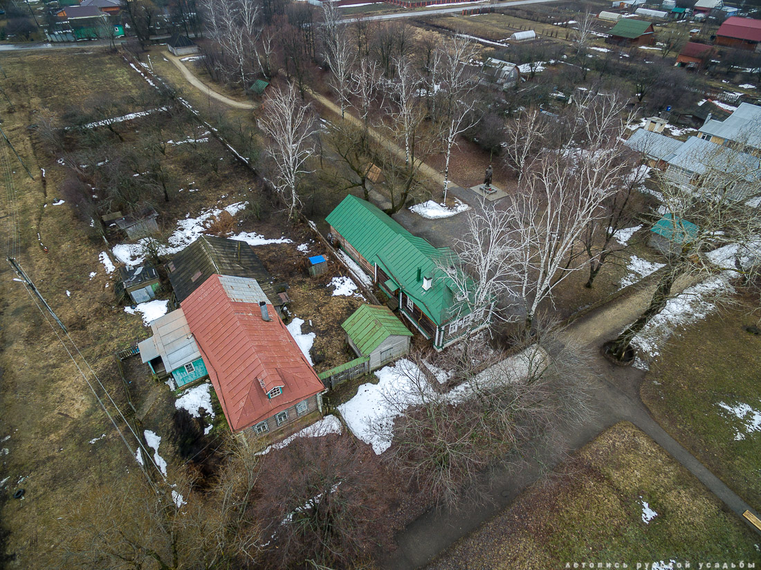 усадьба Константиново, где родился Сергей Есенинын с квадрокоптера