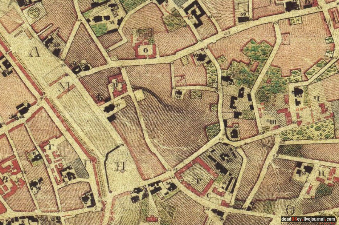 усадьба Городская усадьба К. Б. Науша — Е. П. Пуговкиной (конец XVIII — начало XIX века; начало XX века, архитектор А. В. Красильников), Большой Спасоглинищевский пер., д. 3