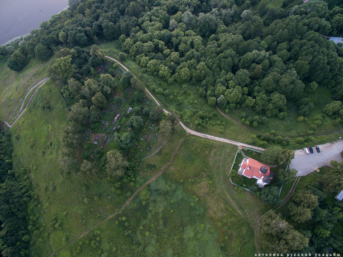 усадьба Поленово с дрона и квадрокоптера, аэрофотосъемка