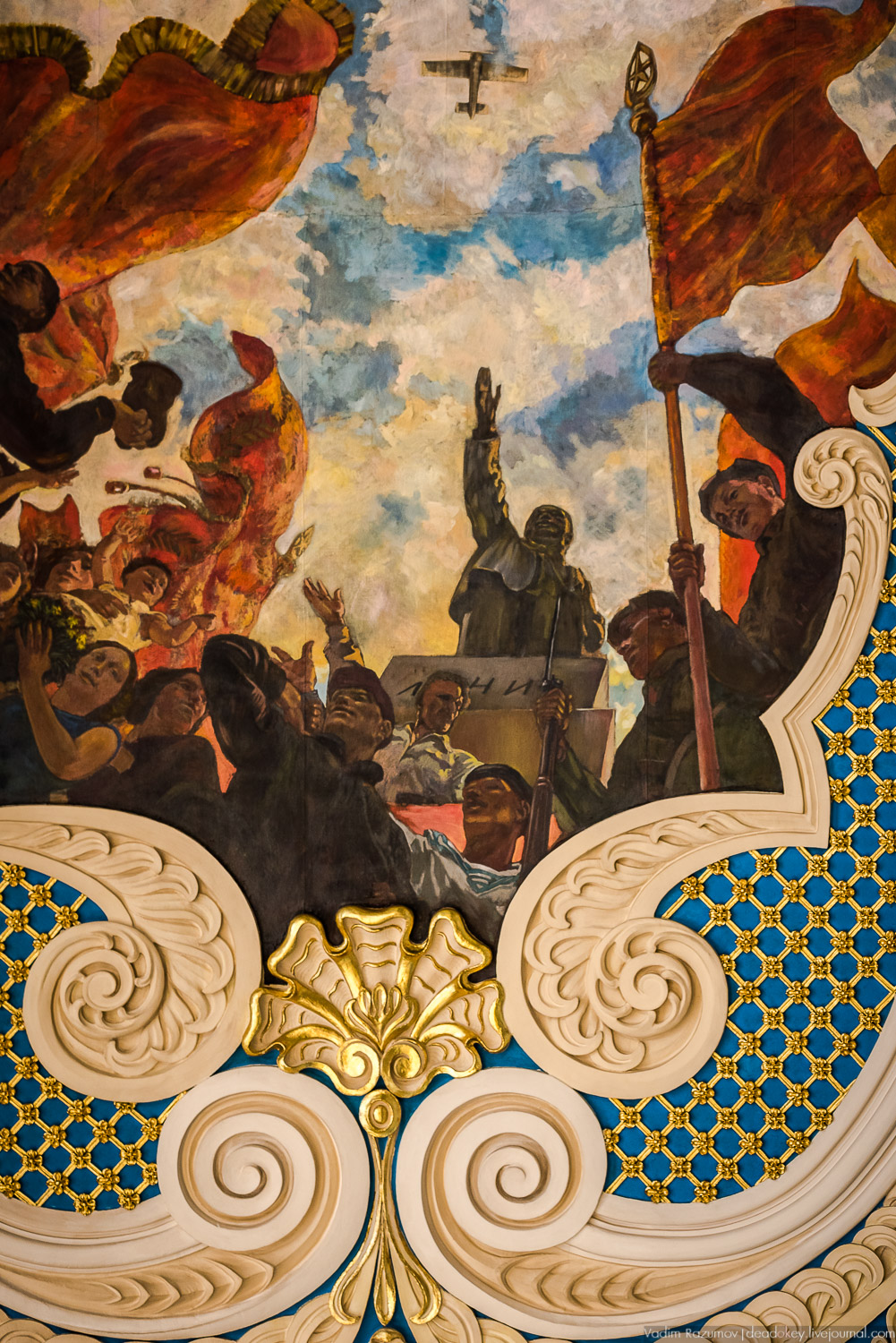 Казанский вокзал, интерьеры, ресторан, архитектор Щусев, зал ожидания