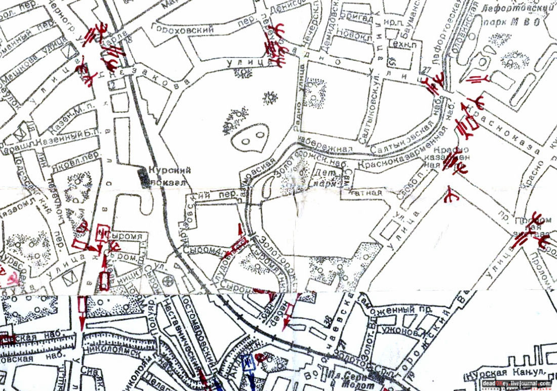 карта, Немецкая слобода, Басманный район, Москва, Яуза, усадьба Разумовского на Гороховом поле (г. Москва, ул. Казакова, д.18)